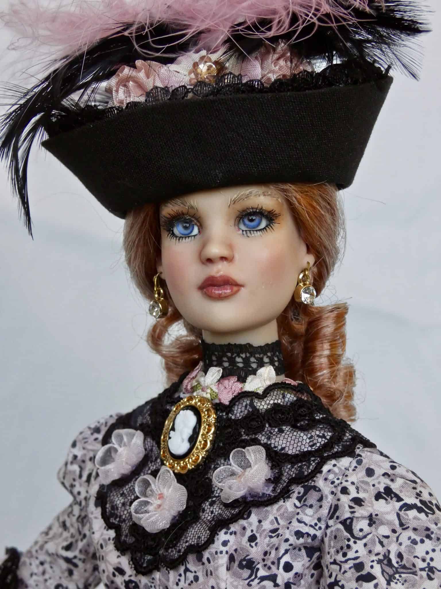 Lyra 16" 1880 Promenade Gown. SOLD - Image 8