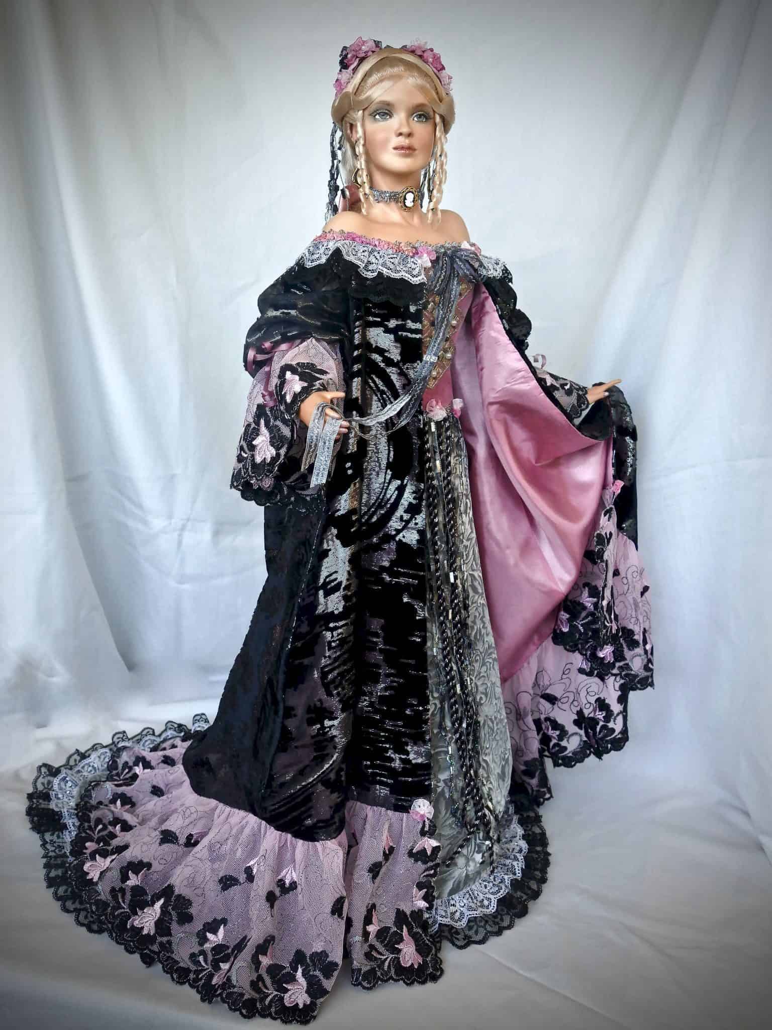 26" Georgiana Tea Gown (Porcelain) SOLD - Image 4