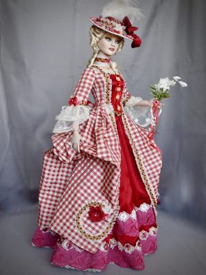 Marceline 22" 1775 gown (SOLD)