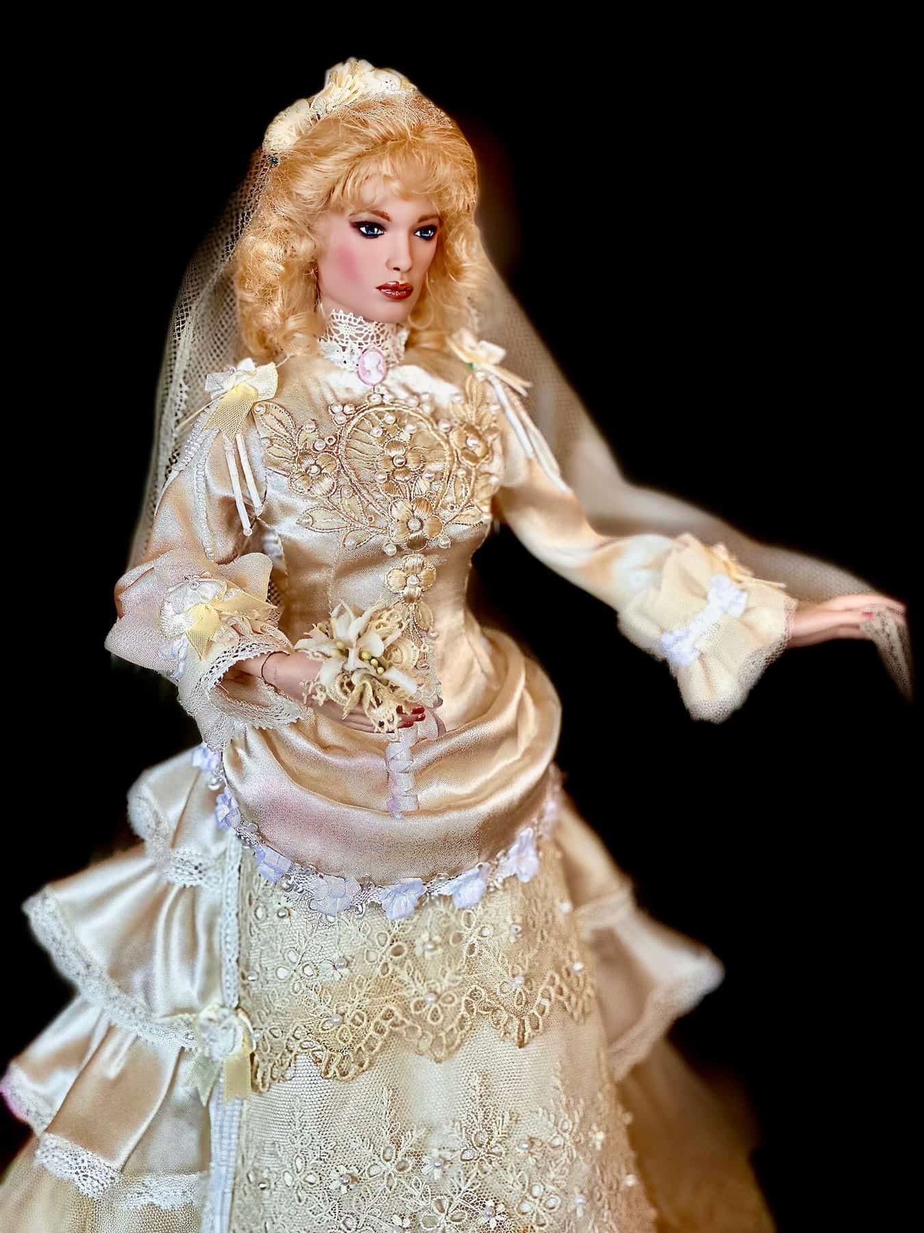 Victorian Bride 16" (SOLD) - Image 17