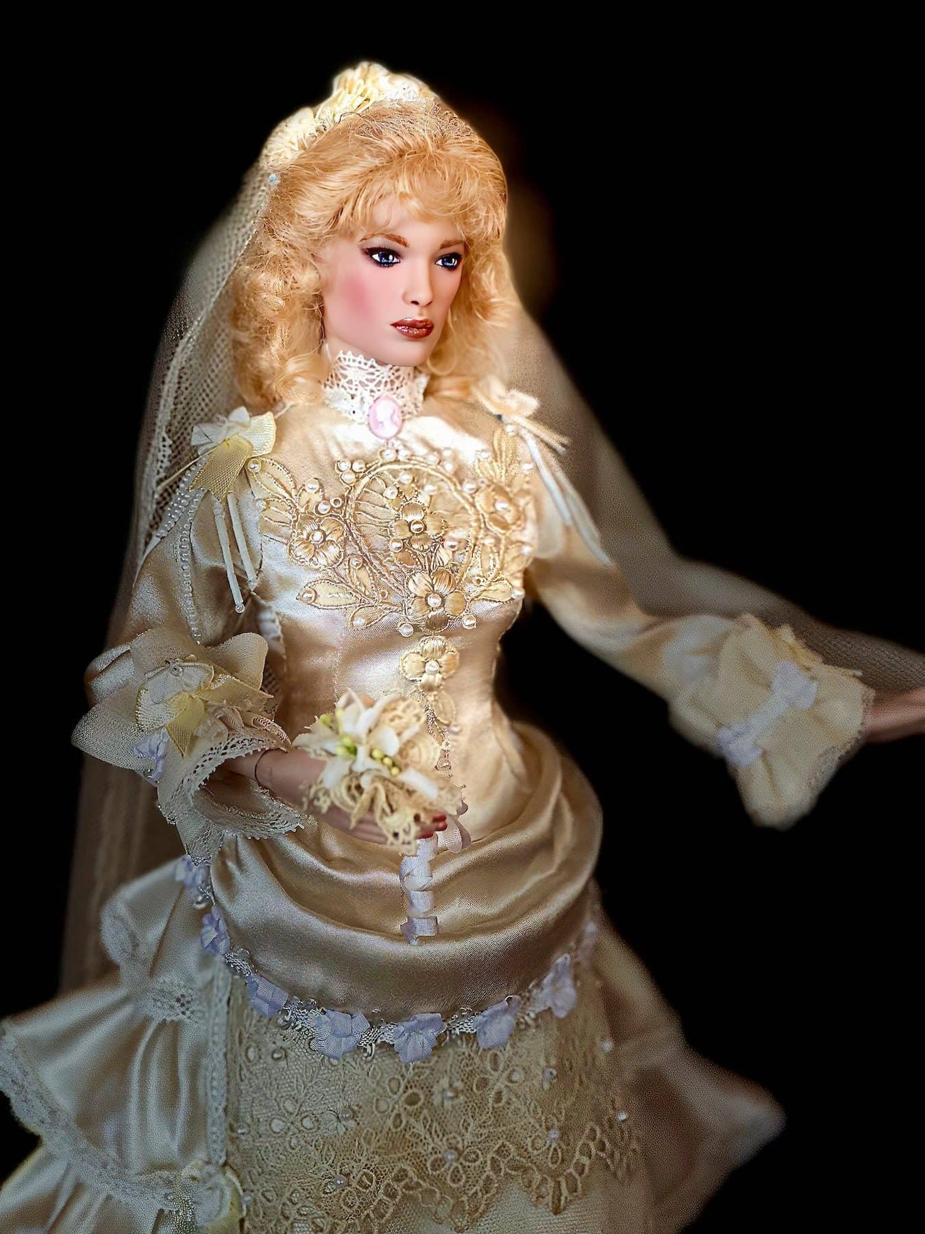 Victorian Bride 16" (SOLD) - Image 12